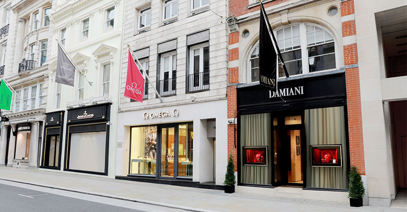 DAMIANI ANNOUNCES THE REOPENING OF ITS LONDON BOUTIQUE - Damiani