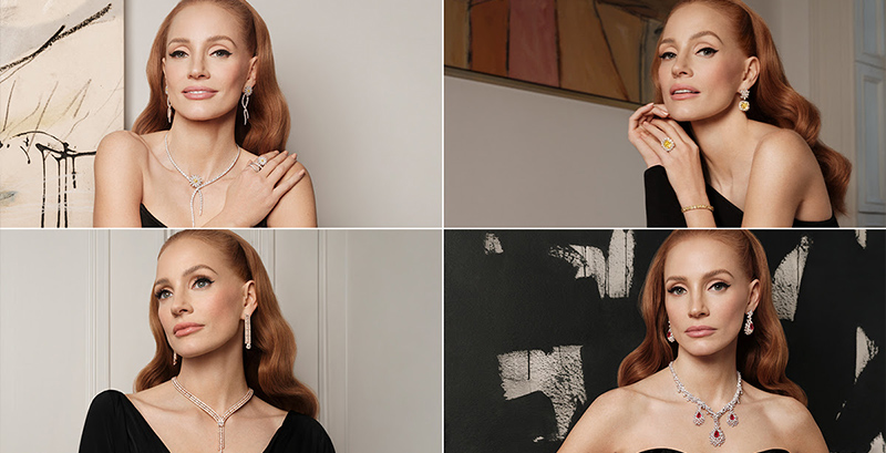 DAMIANI PRESENTS ITS NEW ADV CAMPAIGN STARRING JESSICA CHASTAIN, GLOBAL BRAND AMBASSADOR