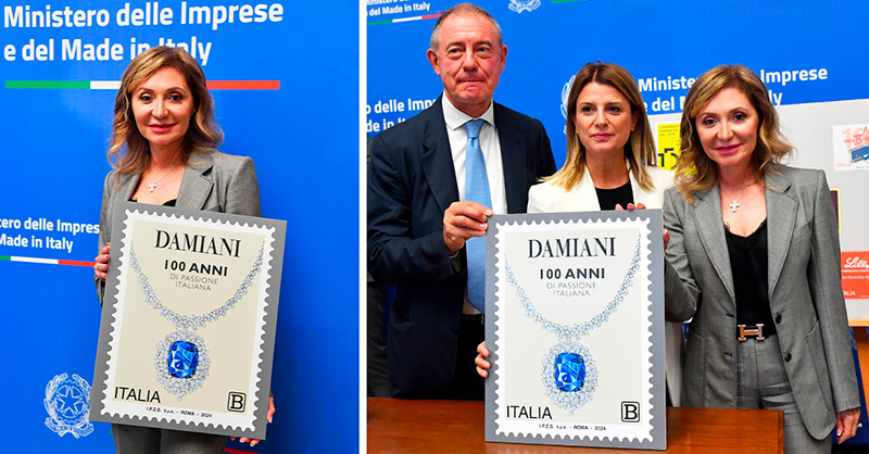 A SPECIAL STAMP FOR DAMIANI’S CENTENARY